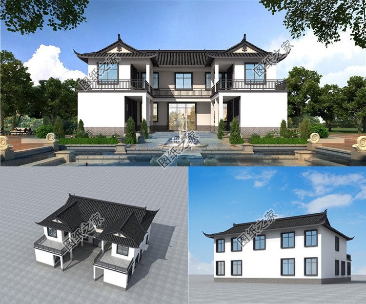 最受欢迎的农村自建房设计，摆脱土味建筑争做全村最靓的住宅！-图纸大全