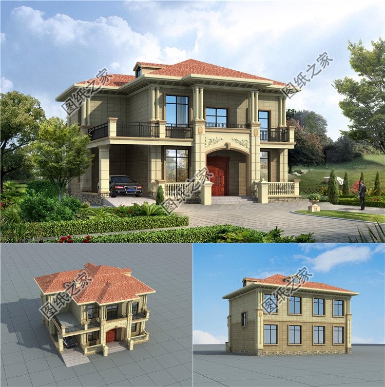 五款精致好看自建房合集，时尚大气敞亮，建好倍有面子