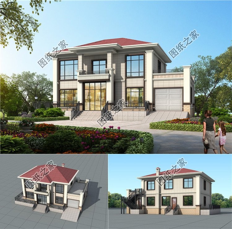 五款精致好看自建房合集，时尚大气敞亮，建好倍有面子