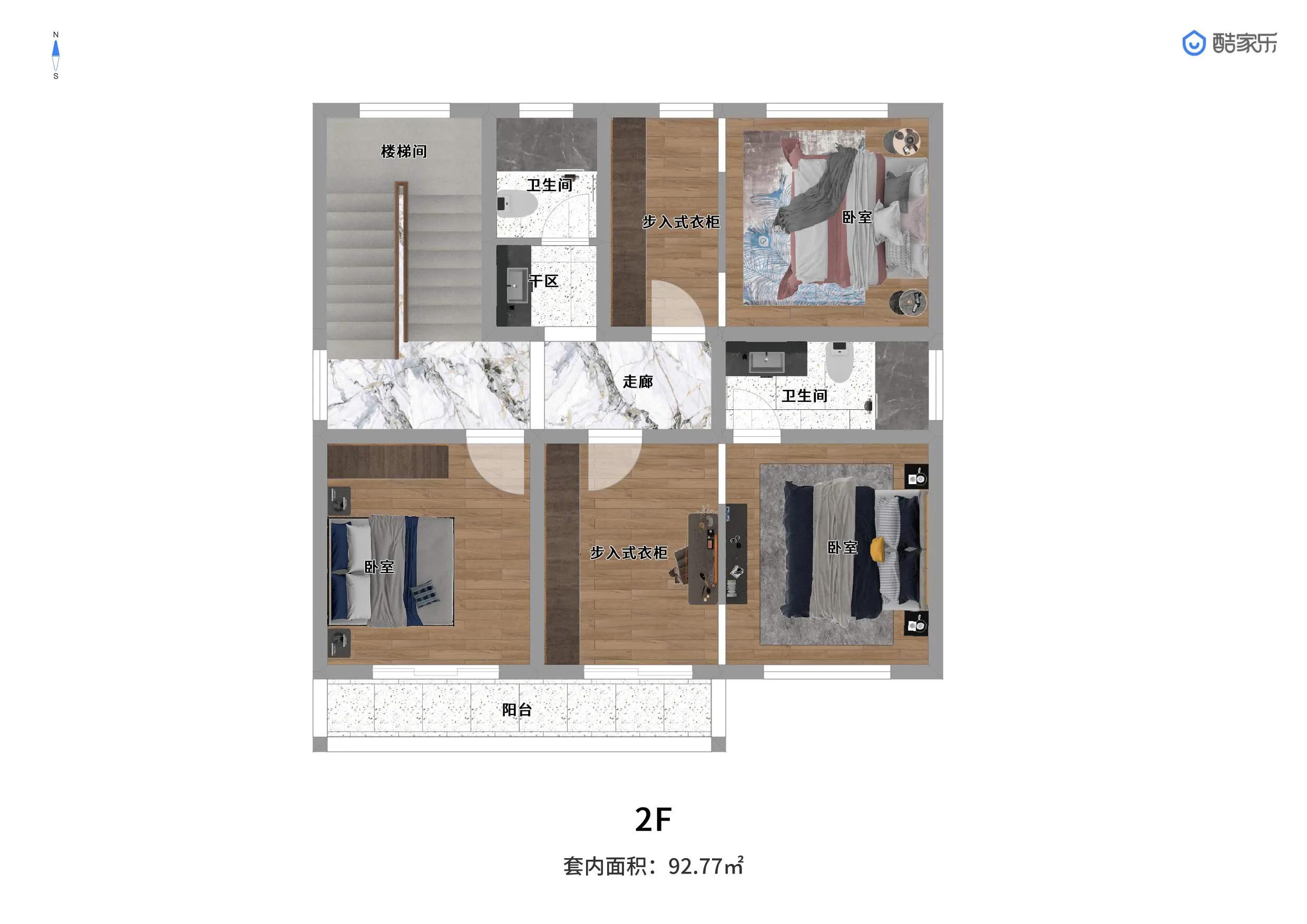 2021火爆农村三层现代风自建房别墅设计效果图施工图