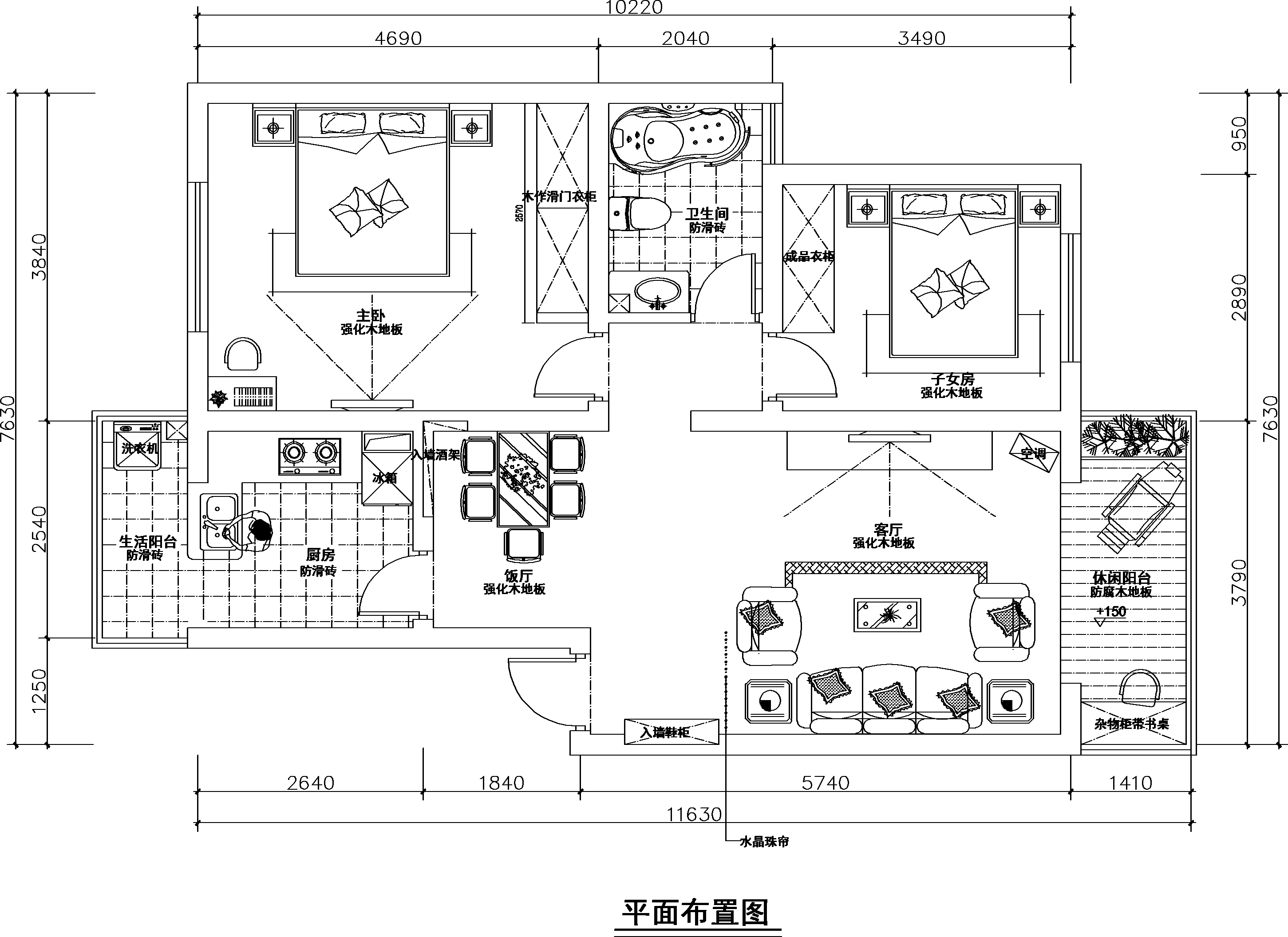 别墅占地面积、弱电系统图、一层照明平面图、屋顶平面图-图纸大全