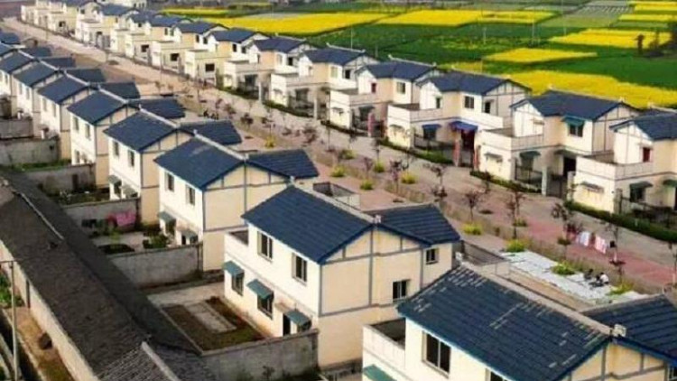 什么是自建房_100方农村自建两层房_自建烧煤烘干房图片