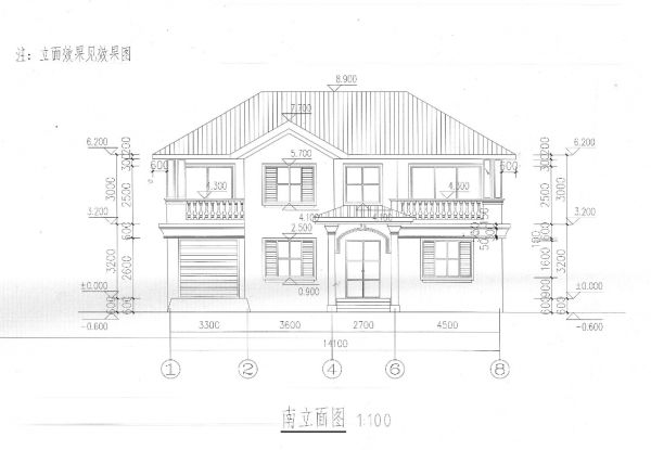 农村自建双拼房_自建房效果图_农村自建一层房设计图