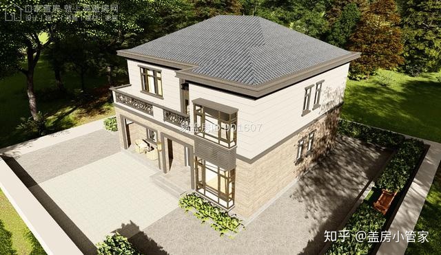 自建房效果图_农村自建跃层房_自建烘干房视频
