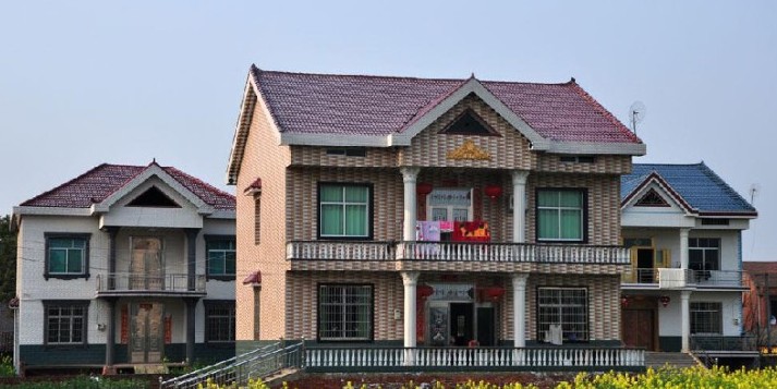 20万自建两层别墅房图_自建烧煤烘干房图片_自建房