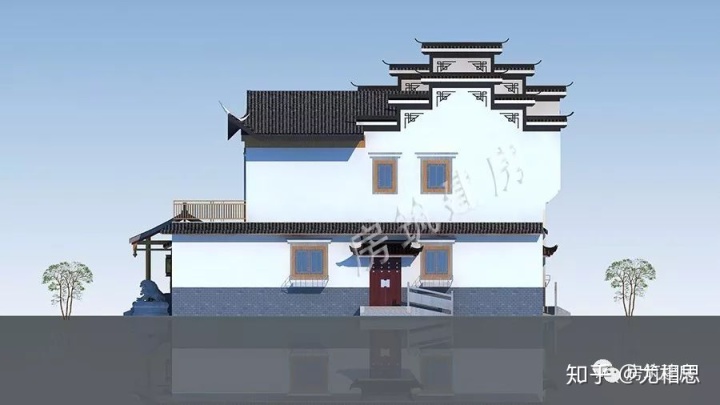 自建房效果图_霞浦自建榴房出售_100方农村自建两层房
