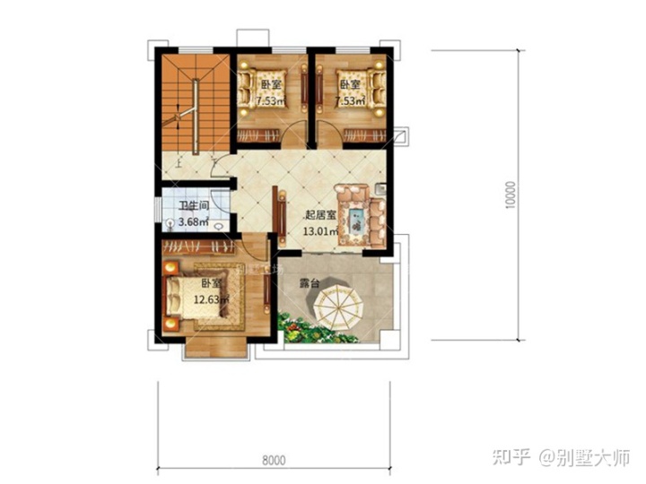 农村带堂屋自建一层房设计图_农村自建房设计图_农村自建双拼房设计图