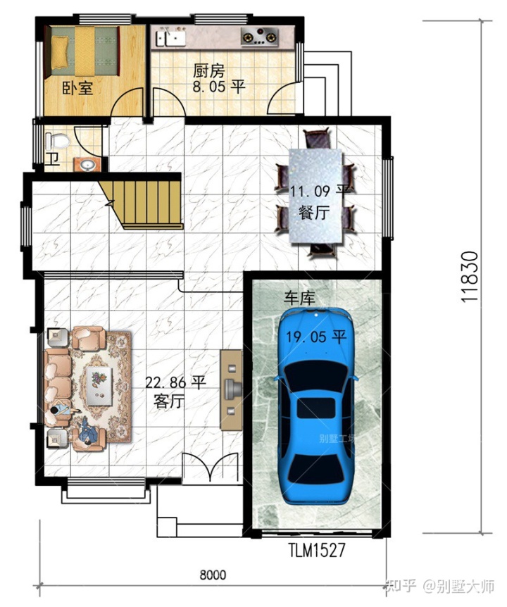 农村自建房设计图_农村带堂屋自建一层房设计图_农村自建双拼房设计图