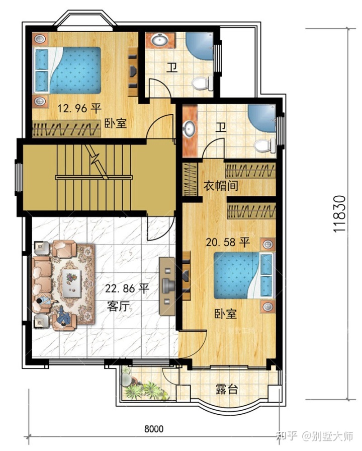 农村自建房设计图_农村带堂屋自建一层房设计图_农村自建双拼房设计图