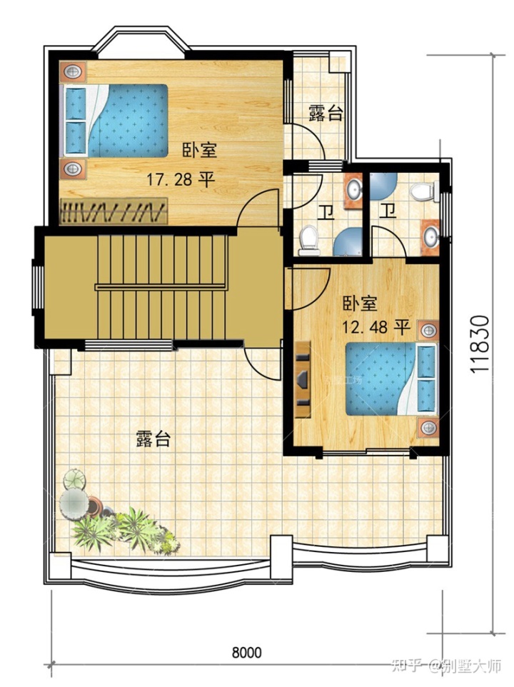 农村带堂屋自建一层房设计图_农村自建房设计图_农村自建双拼房设计图
