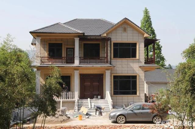 100方农村自建两层房_自建房_20万自建两层别墅房图