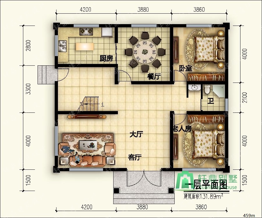自建房效果图_100方农村自建两层房_霞浦自建榴房出售