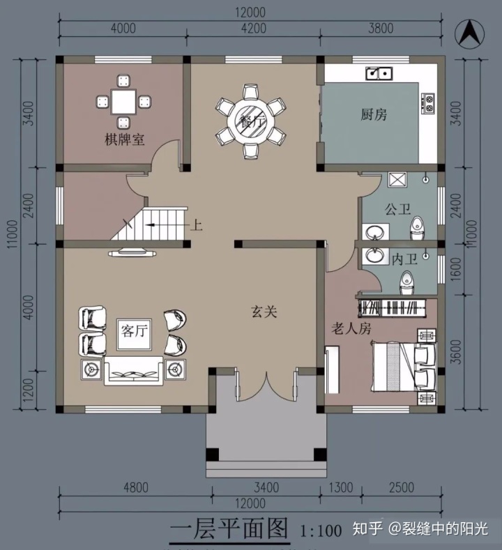 农村自建房设计图_农村自建双拼房_农村自建别墅设计