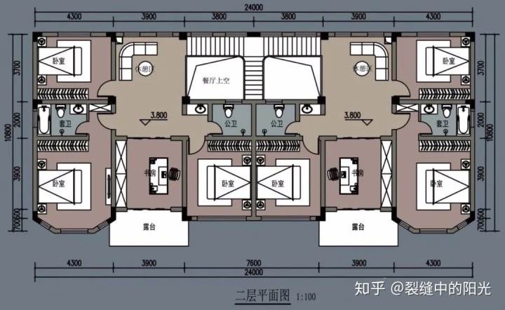 农村自建双拼房_农村自建房设计图_农村自建别墅设计