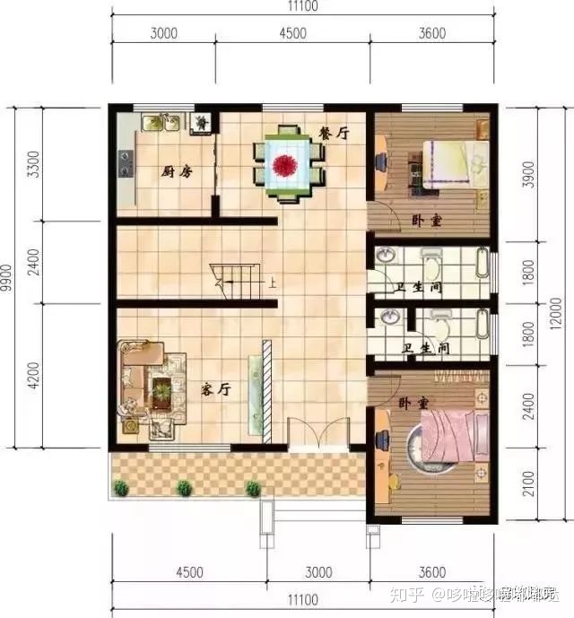 农村自建普通二层房_农村自建房设计图_农村自建别墅设计