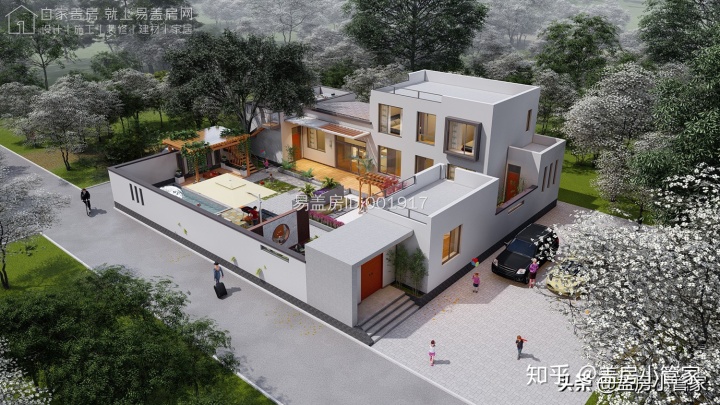 农村自建一层房图片_农村自建房设计图_农村自建别墅设计大全
