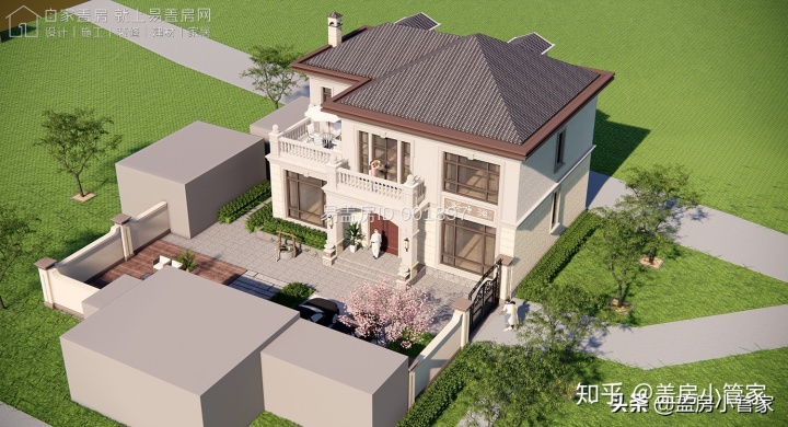 农村自建一层房图片_农村自建别墅设计大全_农村自建房设计图