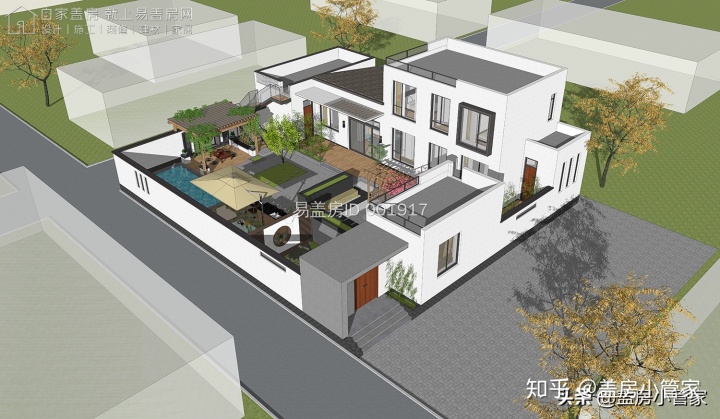 农村自建房设计图_农村自建别墅设计大全_农村自建一层房图片