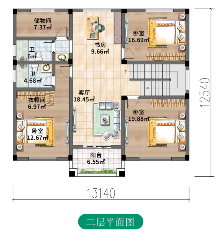 农村自建一层房设计图_自建房效果图_20万自建两层别墅房图