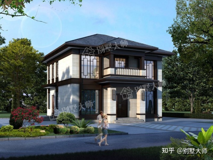 占地110平的三层简欧别墅，回乡自建房一定要收藏备用-图纸大全