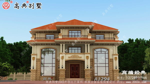 高端大气别墅设计图三层房型