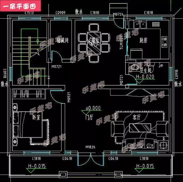 500平米别墅户型图设计_别墅设计户型图_别墅设计图