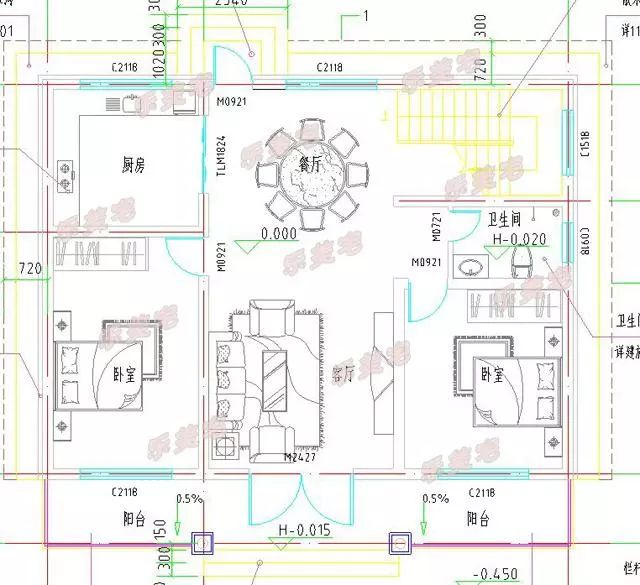 500平米别墅户型图设计_别墅设计图_别墅设计户型图