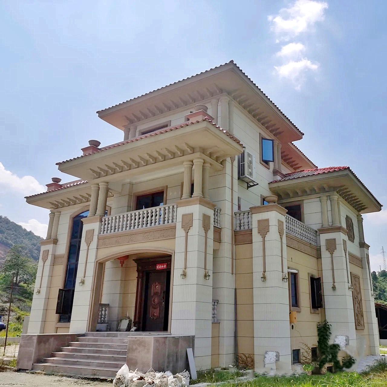 农村自建房_农村房屋主房和附房_100方农村自建两层房