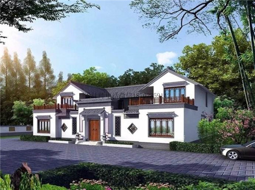 乡下一楼半最漂亮的房子是怎么装修的呢的？-图纸大全
