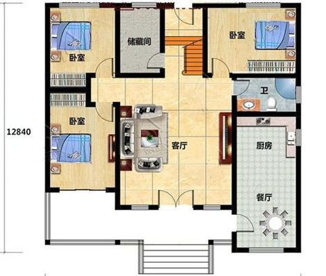 自建双拼房户型图大全_北京自建公寓房整体出租转让_自建房效果图