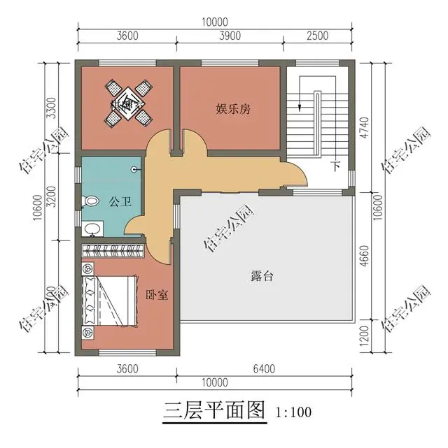 什么是自建房_自建双拼房户型图大全_20万自建两层别墅房图
