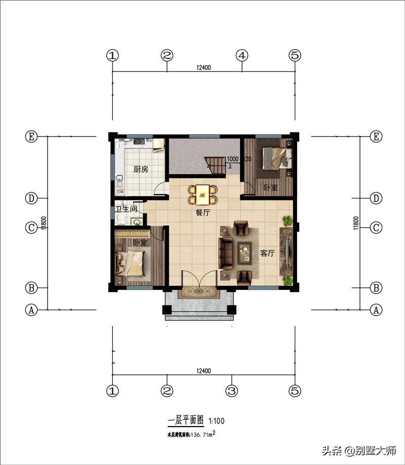 农村自建房_农村自建一层房设计图_农村自建一层房图片